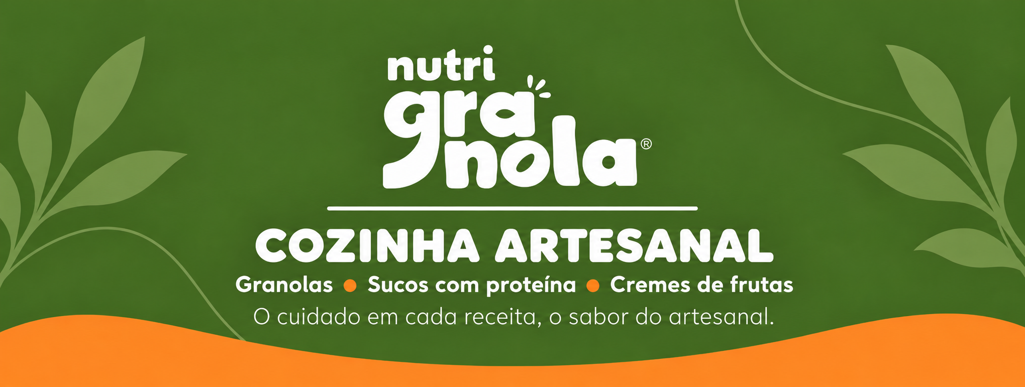 Nutrigranola — Cozinha Artesanal. Granolas, sucos com proteína e cremes de frutas. O cuidado em cada receita, o sabor do artesanal.